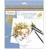 Avenue Mandarine Carnet de coloriage Collector Wild 6 - 28 visages à colorier