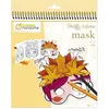 Avenue Mandarine- Carnet Coloriage à Spirale - 24 Masques prédécoupés ...