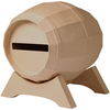 Decopatch Décopatch EV020C - Un support en papier brun mâché 29x21x21 cm, Urne tonneau