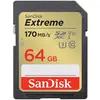 SanDisk 64 Go Extreme carte SDXC + RescuePRO Deluxe, jusqu'à 170 Mo/s,...