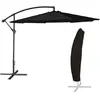 Parasol déporté - HAPPY GARDEN - OAHU - Toile anti-UV - Ø3m - Noir