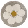 Nattiot Tapis rond Bohemian daisy beige