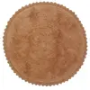 Nattiot Tapis rond Perla Toffee (110 cm)