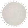 Nattiot Tapis rond Nila écru (110 cm)