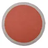 Nattiot Tapis rond Nolan rouge (120 cm)