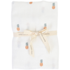 Maxi-lange bébé coton bio* imprimé Ananas