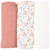 LITTLE CREVETTE Lot de 3 langes bébé coton bio* Thaïs