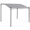 SWEEEK Pergola 3x2.5m - Brestum -  Toile taupe - Pergola murale