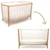 Charlie Crane Lit bébé évolutif Kimi Organic V2 Desert (60 x 120 cm)