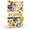 Jeu créatif Poppik Poster pédagogique 100 x 70 cm et 48 stickers cheva...
