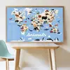 Poppik Poster stickers Animaux du monde