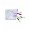 Super Petit Dino - Silicone mini mat met 4 markers