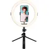 Trépied de table + anneau LED Agfaphoto ARL11 Noir