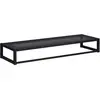 MOB-IN Etagère penderie murale en métal - GRIF - L90 cm - Noir - Design contemporain - Epaisseur 15mm