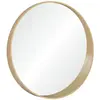 MOB-IN Miroir Rond  en Bois D80 cm VALI