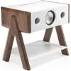 Enceintes connectées La Boite Concept Cube Corian Séries Blanc et bois...