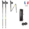 Bâton de trail performance Guidetti Platinium Flexo 125 Noir 125 cm