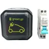 Lot disjoncteur différentiel + prise Legrand Green Up
