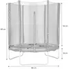 SWEEEK Trampoline 180cm filet protection Cassiopée