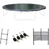 SWEEEK Pack accessoires pour trampoline Ø 430cm Vénus / Sagittaire / Vénus INNER - Échelle. bâche de protection. filet de rangement pour