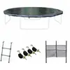 SWEEEK Pack accessoires pour trampoline Ø 370cm Saturne/Capricorne/ Saturne INNER - Échelle. bâche de protection. filet de rangement pour