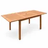 SWEEEK Table de jardin extensible bois d'eucalyptus 6-8 places Almeria