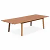 SWEEEK Table de jardin extensible bois d'eucalyptus 12 places Almeria