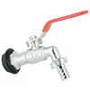 Robinet laiton chromé 15 mm pour Collecteur Récupérateur Eau Pluie