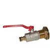 Passe-paroi mâle 1" - MARQUE - Femelle 3/4" - Vanne 1/4 de tour - Lait...