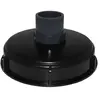 Couvercle diamètre 150 mm avec prise PVC droite 40/50