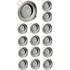 Spot LED encastrable orientable - LAMPESECOENERGIE - 230V 7W 38° - Alu...