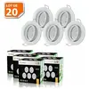 Spot LED orientable blanc - LAMPESECOENERGIE - lot de 20 - 430 Lm - 5W...