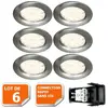 Spot LED encastrable complet - LAMPESECOENERGIE - Alu Brossé - 5W - GU...