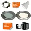 Spot LED encastrable orientable - LAMPESECOENERGIE - Gris - 5W - GU10 ...