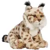 Anima Lynx Gris Assis Peluche 24cm