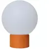 Lumisky Lampe De Table Touch Effet Beton Orange Led Terra Terre Cuite Orange B?Ton H 25 Cm