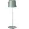 Lumisky Lampe de table sans fil LED blanc chaud dimmable KELLY ROCK, vert olive