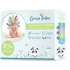 Green Tribu Couches Écologiques Taille 2 3-6 kg 28 Unités