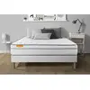 Ensemble sommier matelas 140x190 Memo luxe Ressorts ensachés et mémoir...