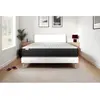 VITALIT Ensemble sommier matelas 140x190 VITALMEMO ONE Mémoire de forme - 24 cm - Ferme - sommier blanc