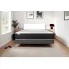 VITALIT Ensemble sommier matelas 140x190 VITALMEMO ONE Mémoire de forme - 24 cm - Ferme - sommier gris