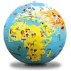 Jeu de découverte Bass et Bass Globe gonflable P’tits voyageurs