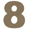 Chiffre 8 en bois MDF à décorer - 8 cm