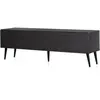 Meuble TV MELICONI Almeria 160 cm noir