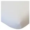 Kadolis Drap housse de berceau en coton bio blanc (40 x 80 cm)