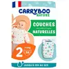 Carryboo Nature Couches Naturelles et Chou Taille 2 (3-6kg), x50