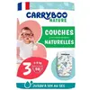 Carryboo Nature Couches Naturelles et Chou Taille 3 (4-9kg), x50
