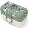 MONBENTO Lunch Box Enfant - Boîte Repas et/ou Goûter 3 Compartiments -...