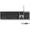 Clavier Filaire - Bluestork - KB Mac - Azerty - Compatible Mac - Noir