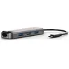 Connecteur Hub 6 en 1 - BLUESTORK - 3xUSB-A 2.0 +HDMI + USB-C + Ethernet RJ45 - (HUB-OFFICE)